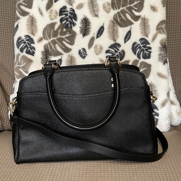 Coach Black Leather Satchel - Picture 6 of 8